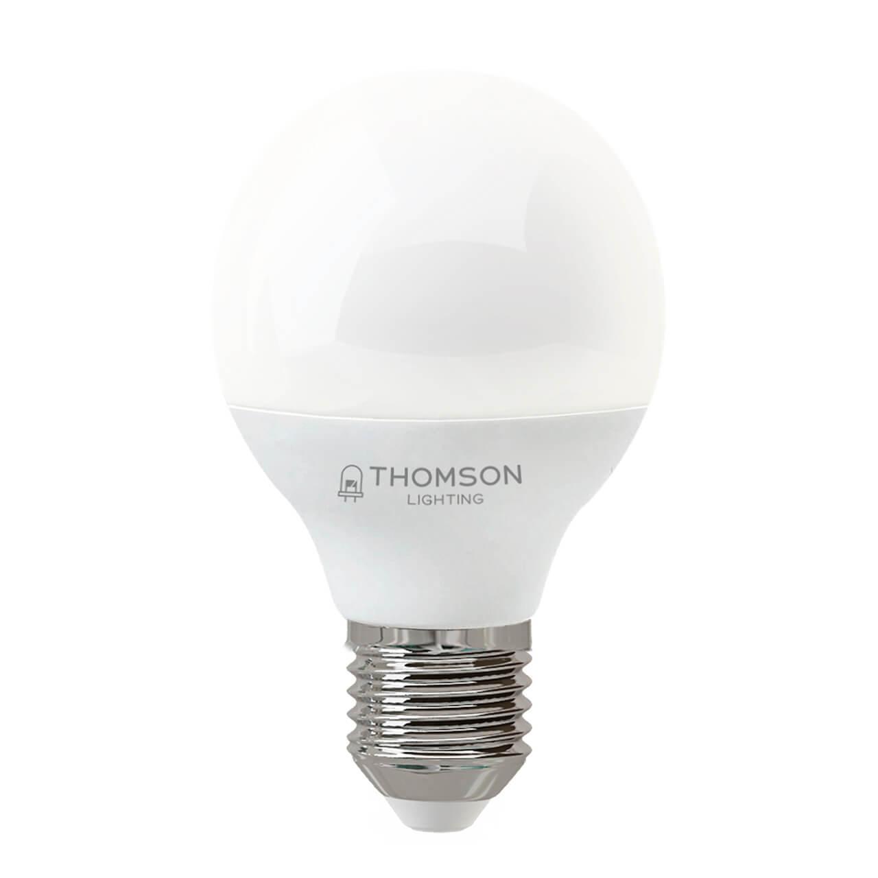 TH-B2319 Лампа светодиодная E27 8W 6500K шар матовая Thomson