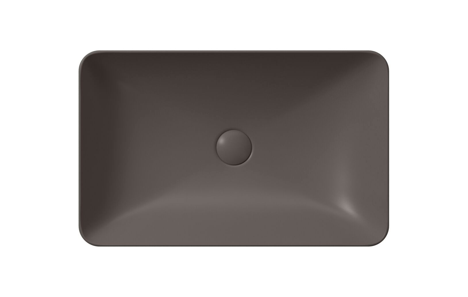 Керамическая прямоугольная раковина с полукругом GSI ceramica Color Elements ARCH-00025152 - Вид №6