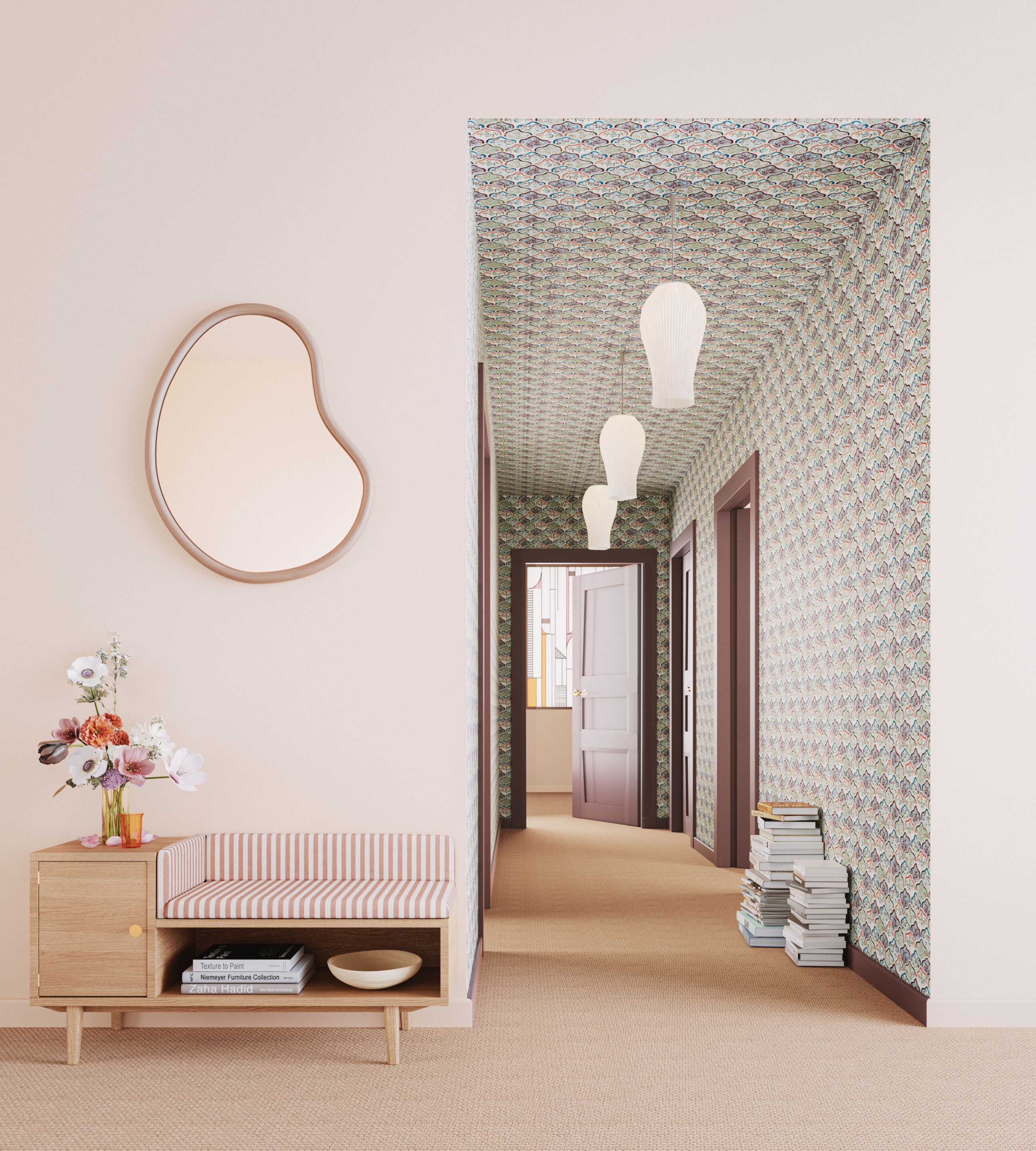 Обои с рисунком Ressource Антуанетта Пуассон ARCH-00055405 - Вид №2