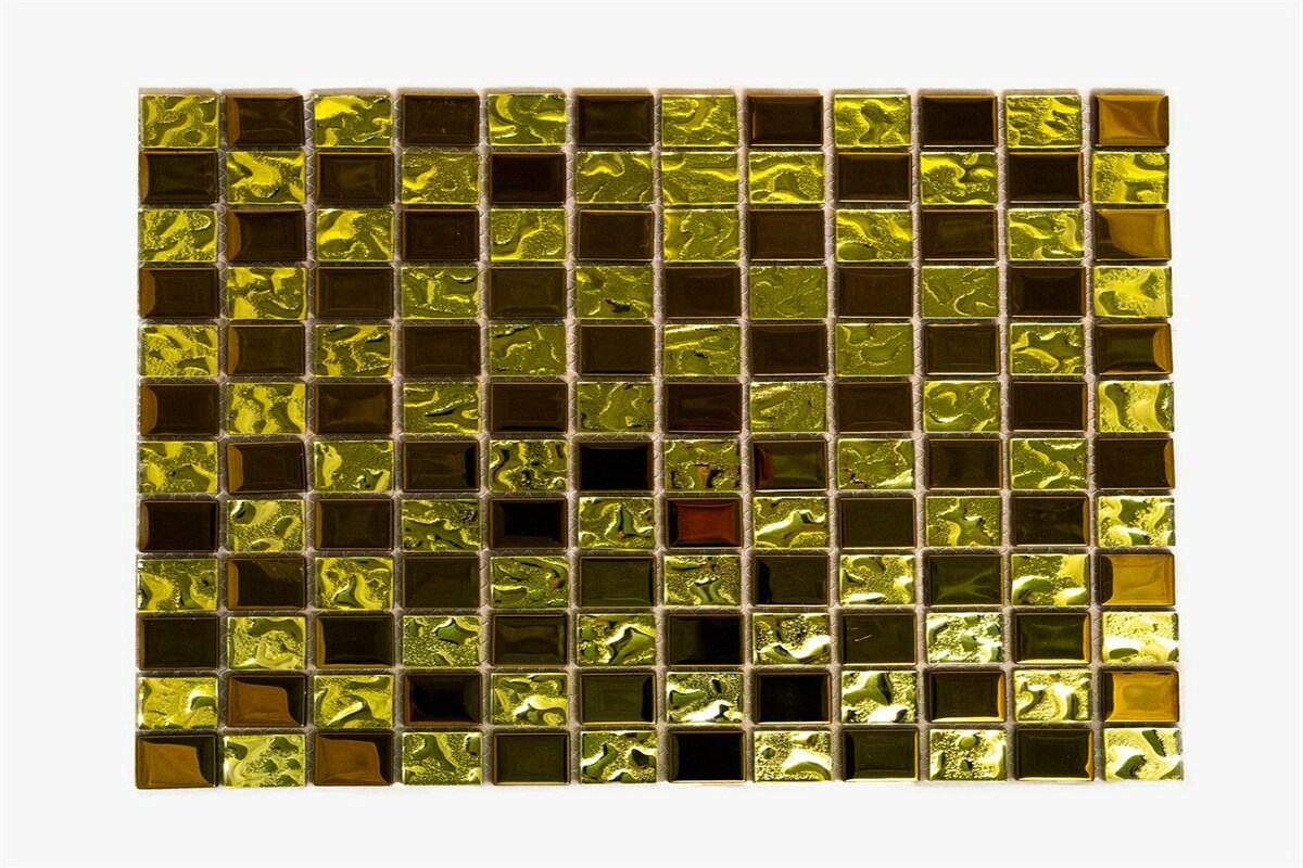 91024945 Мозаика золотая dsa131 30х30см цвет жёлтый стекло STLM-0446024 KERAMOGRAD