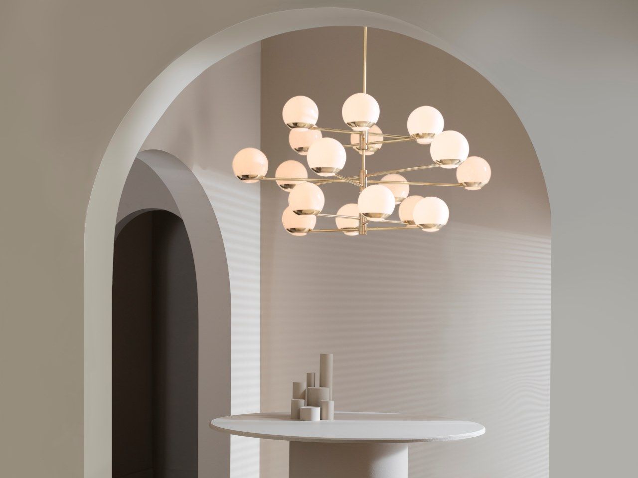 Светодиодный потолочный светильник ручной работы Cameron Design House Мяч и обруч ARCH-00132534 - Вид №10