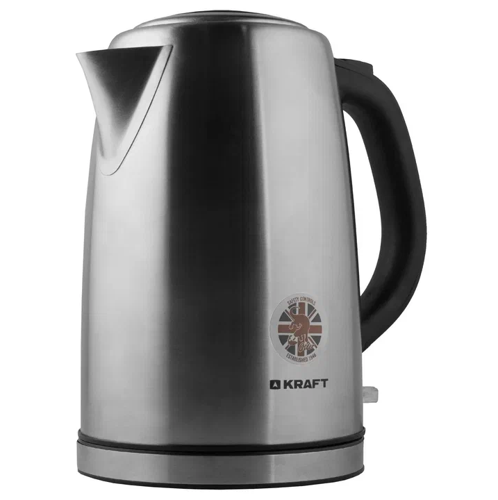 5351532 Электрочайник Kraft KF-KX1798BLO серебристый STDN-0083171 - Вид №1