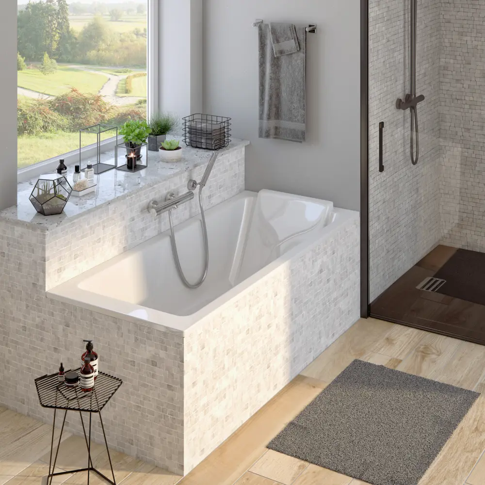Jacob Delafon Brigitte — прямоугольная акриловая ванна 170×70 см 84107364 STLM-0046541 - Вид №2