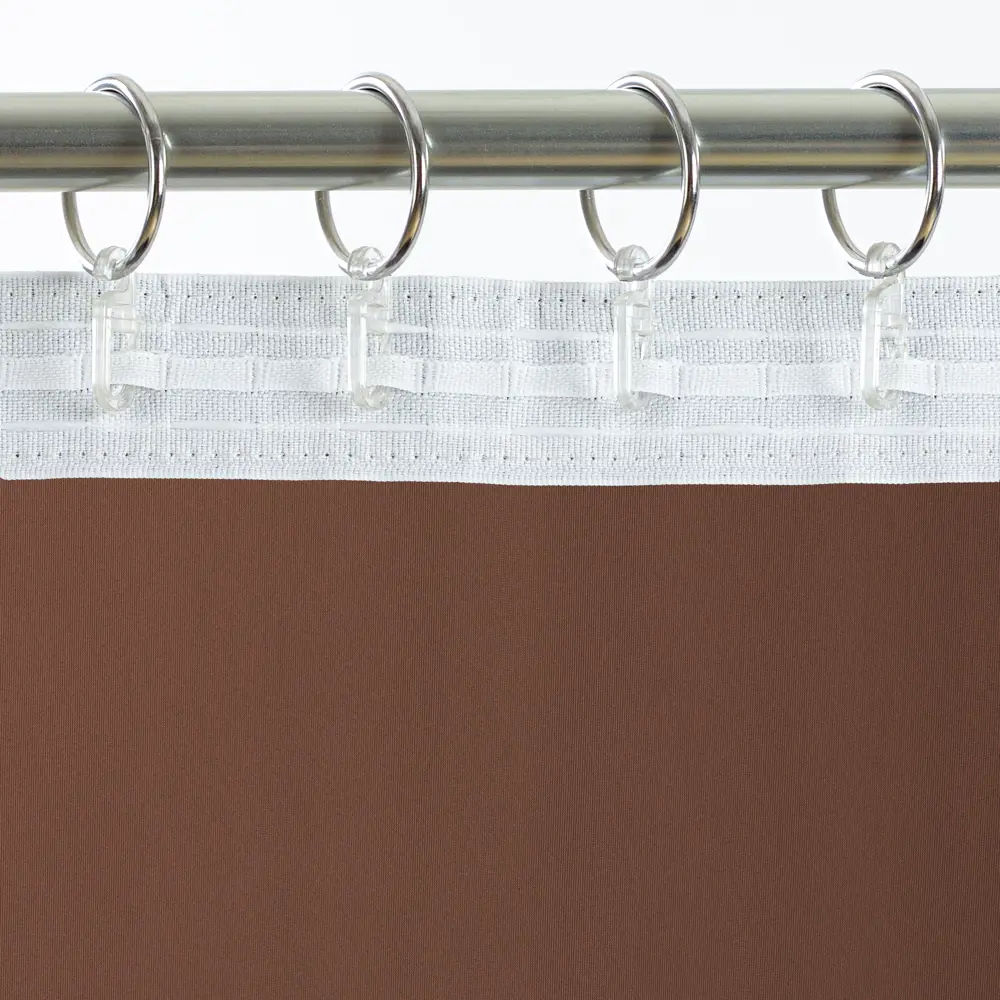 Штора MIAMOZA Silky терракотовая 200x280 см с бархатной текстурой 89427096 STLM-1582479 - Вид №3