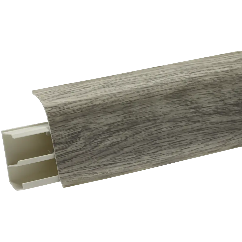 ARTENS Плинтус напольный ПВХ Ланди с кабель-каналом 7 см 83410250 STLM-0041082