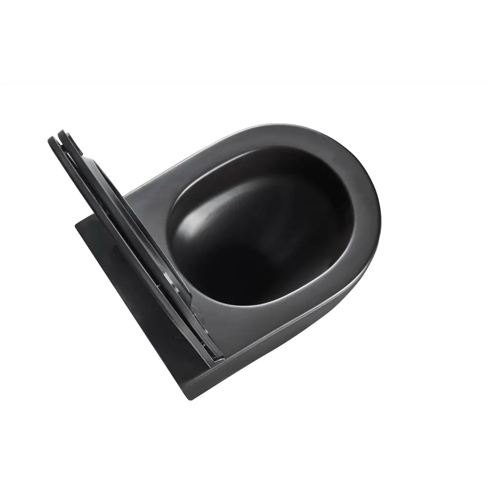 Culto Andi Pro — подвесной унитаз безободковый черный с микролифтом 89407942 STLM-1577080 - Вид №5