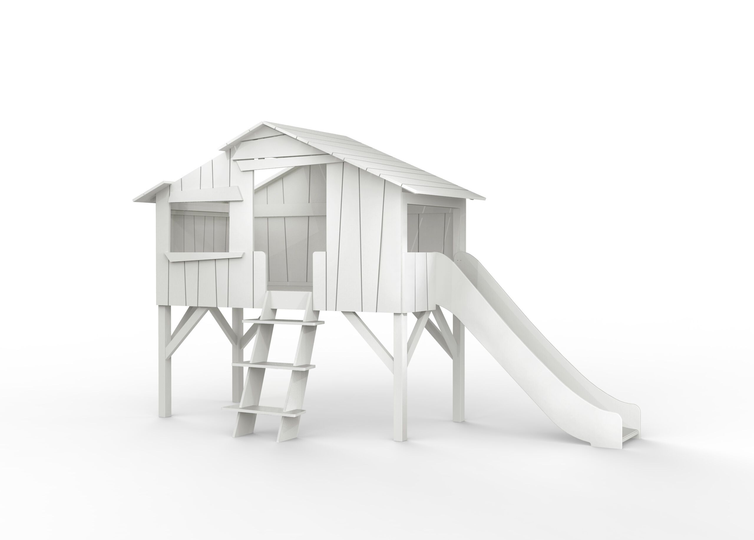 Кровать-чердак из МДФ с горкой Mathy by Bols TREEHOUSE BEDS &amp ARCH-00138368 - Вид №11