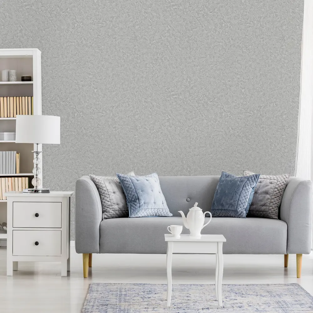 Обои флизелиновые Inspire Кракелюр серые 1.06 м Bohemia 6 Оделия STLM-2019766 - Вид №2