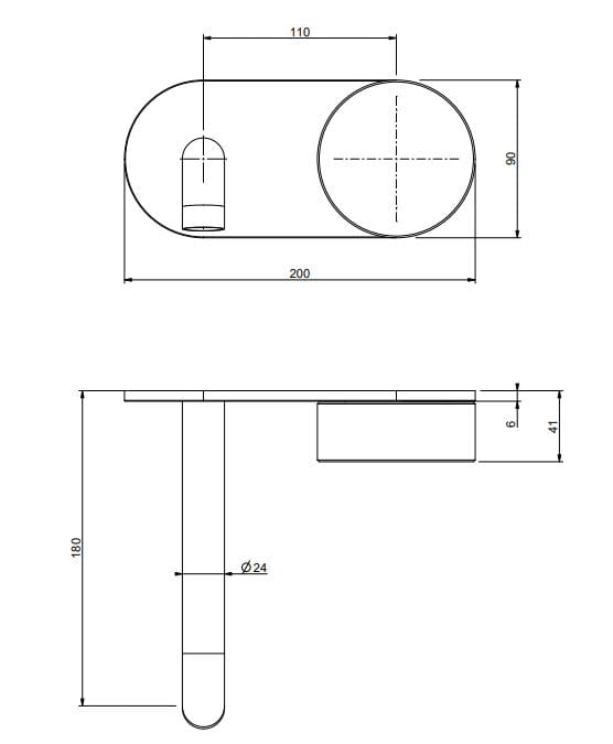Латунный смеситель для раковины с 2 отверстиями QD Magistro Lab Eternal ARCH-00058444 - Вид №2
