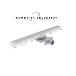 Трап для душа Plumberia selection PSM90MT комбинированный затвор 4x90 см нержавеющая сталь