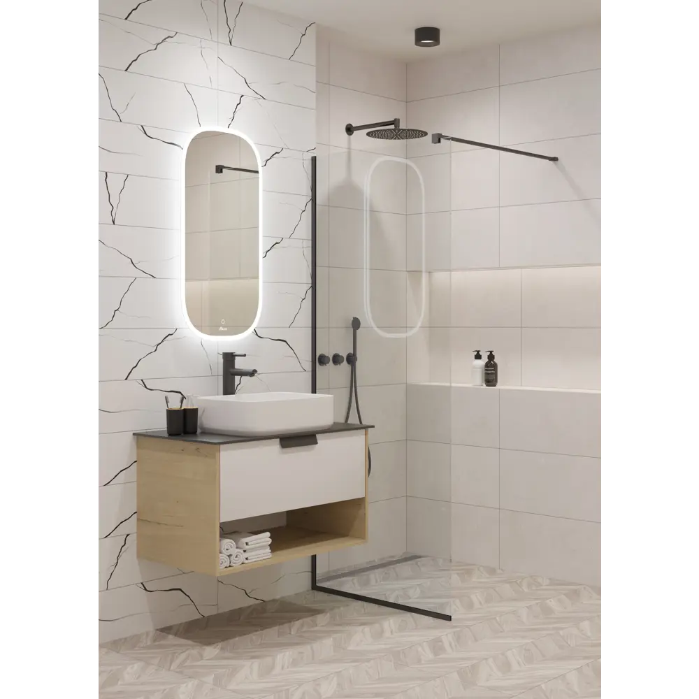 Настенная плитка LB Ceramics Одри 20x60 см 0.84 м² цвет розовый STLM-2082205 - Вид №4