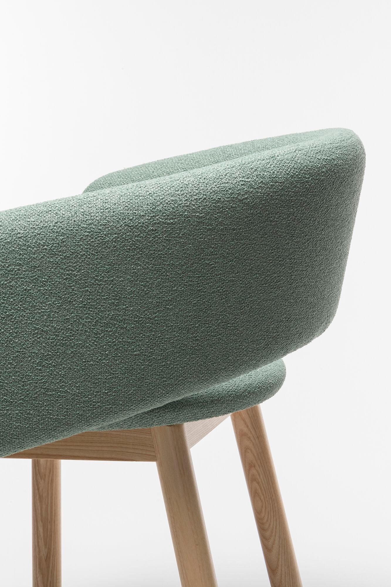 Тканевый стул с подлокотниками и спинкой CHAIRS & MORE Bel ARCH-00074984 - Вид №5