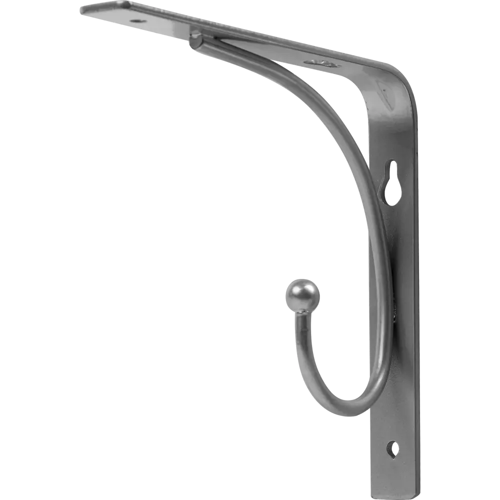 Кронштейн Сван 15х15 см нагрузка до 20 кг цвет шампань LARVIJ STLM-2138207