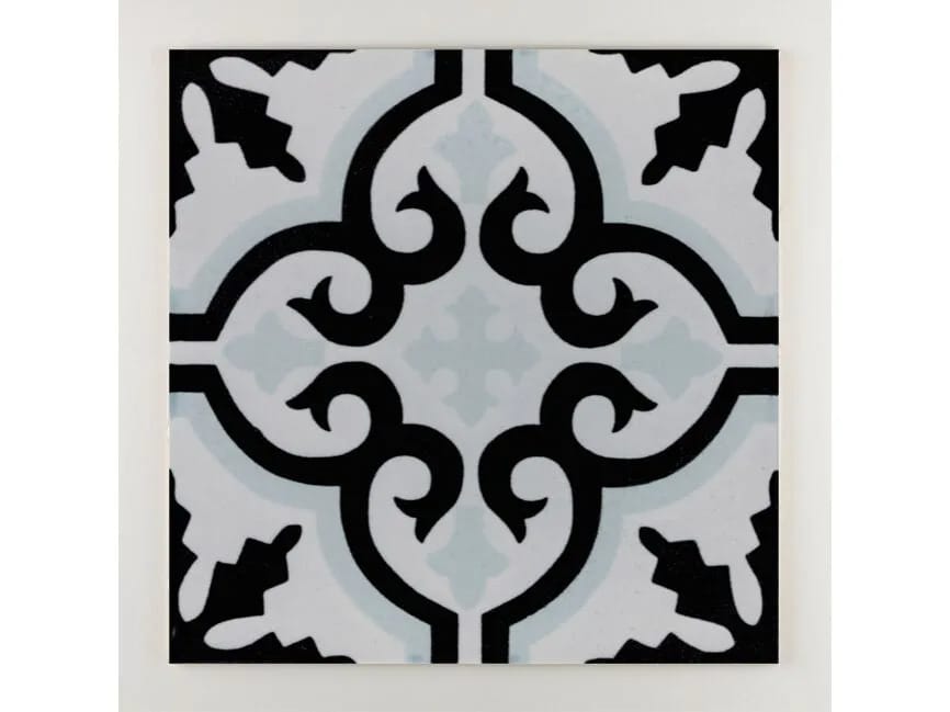 Пол / покрытие ручной работы La Riggiola черный и белый ARCH-00038236