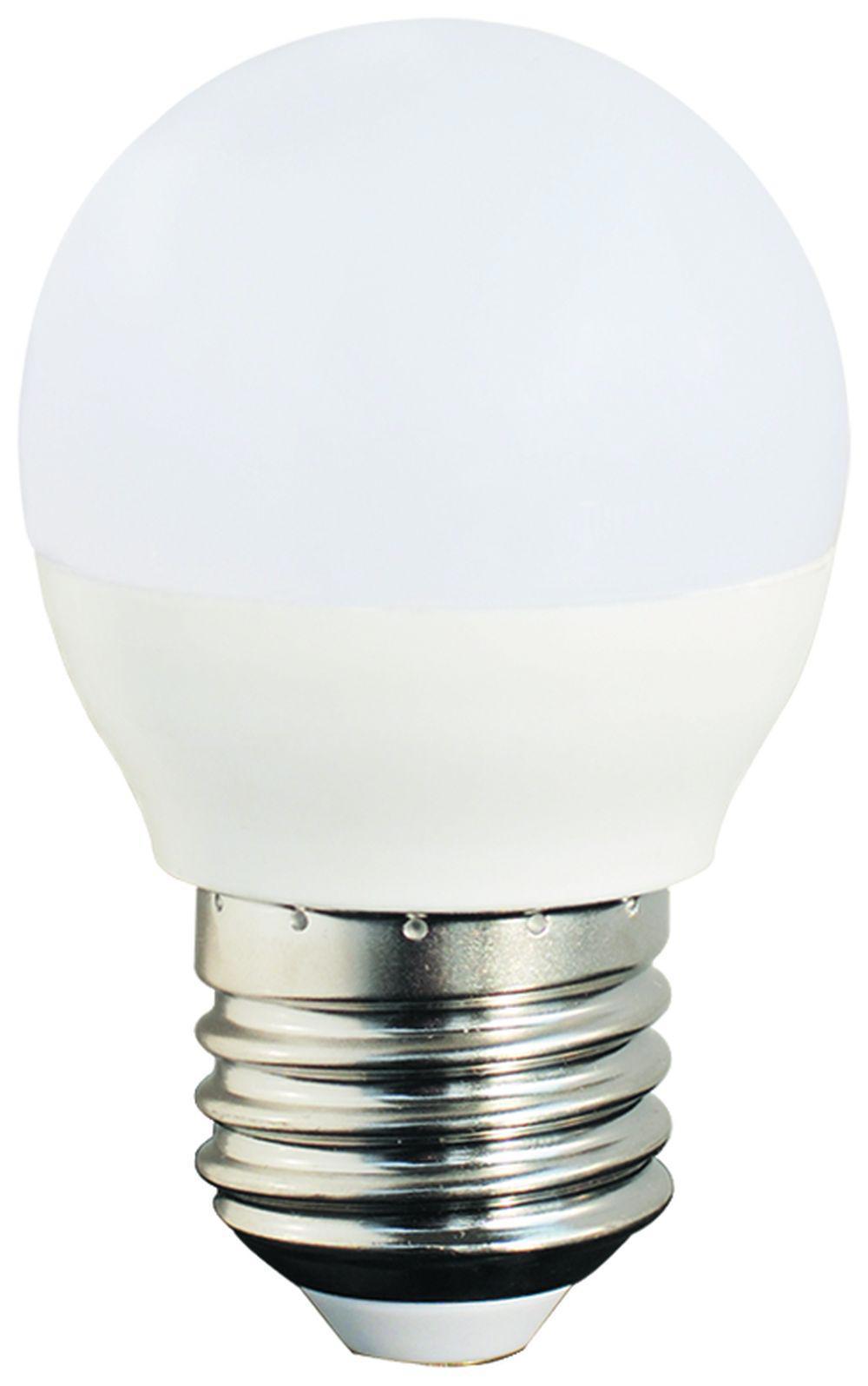 90121230 Лампа стандарт светодионая E27 7 Вт шар 490 Лм холодный свет STLM-0112402 ECOLA