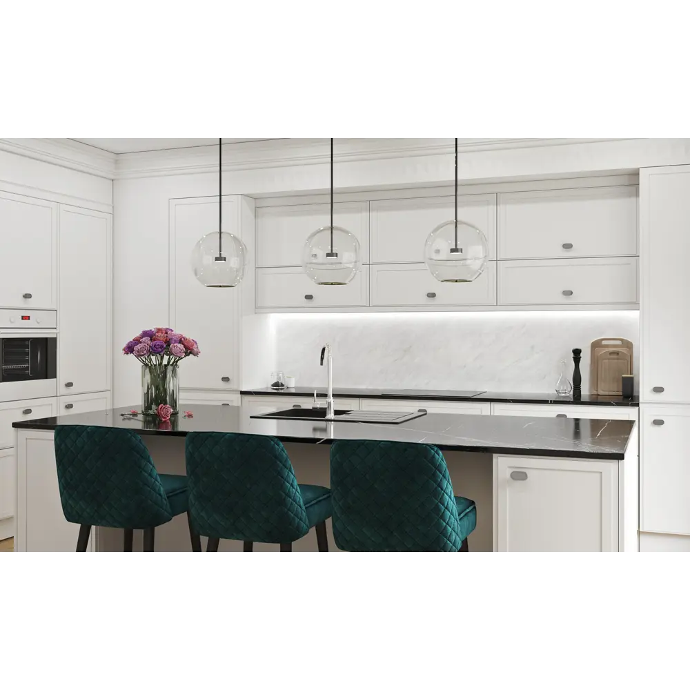 Стеновая панель White Carrara 120x0.4x60 см АКП цвет белый ALUMOART STLM-2174377 - Вид №3
