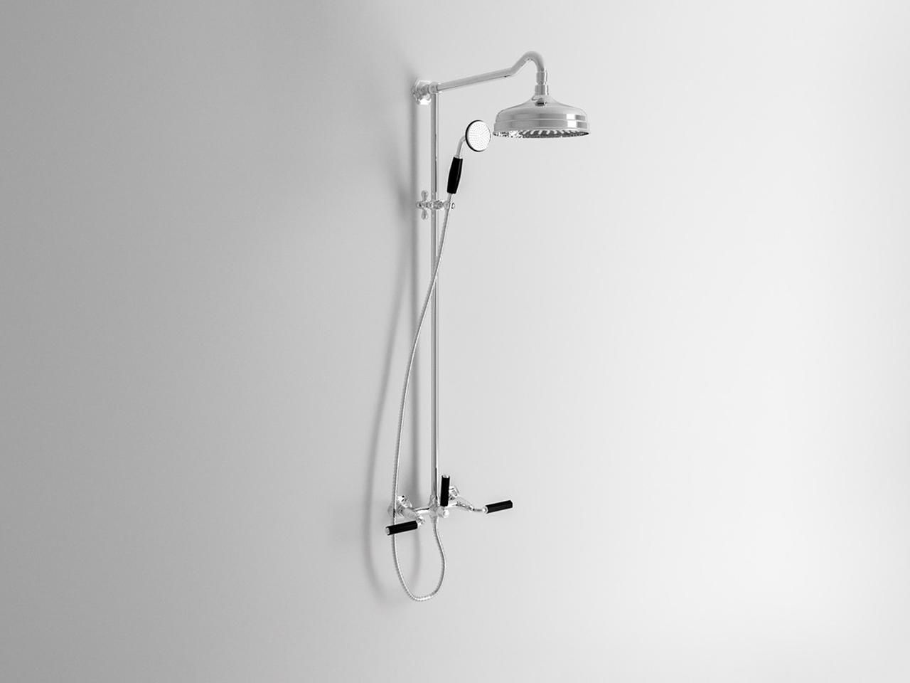 Настенная душевая колонна с душем Park Avenue Dark Black ARCH-00009910 - Вид №1