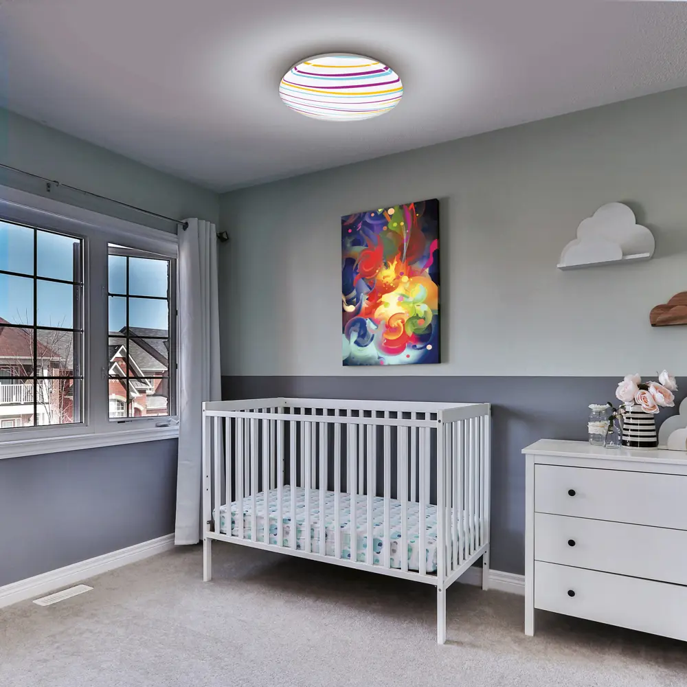 Светильник настенно-потолочный светодиодный Lumin Arte Rio C16LLW12W, 8 м², холодный белый свет, цвет белый STLM-2122712 - Вид №8