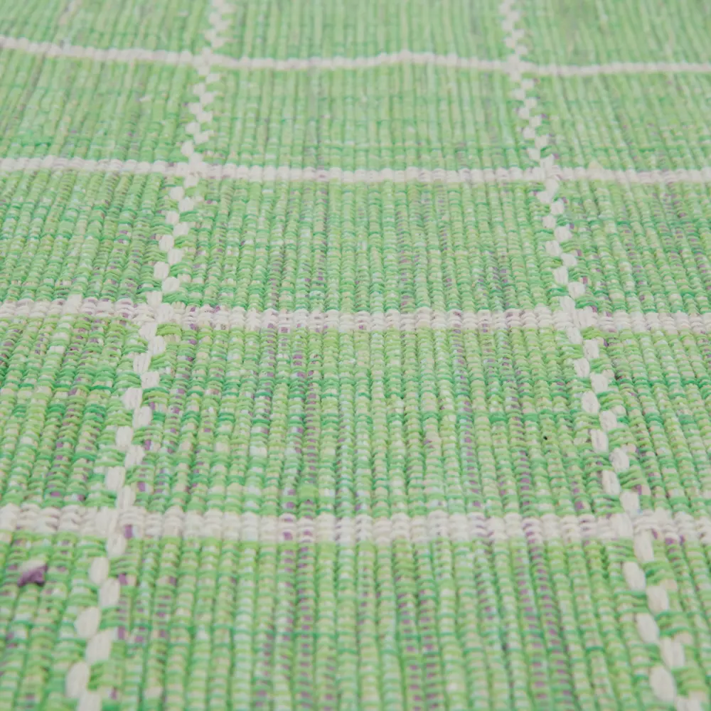 Коврик Клетка 60x90 см хлопок цвет зеленый CTIM STLM-2062488 - Вид №2