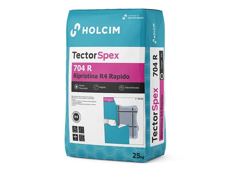 Многофункциональный быстрозажимной раствор для восстановления конструкции Holcim Italia Tector ARCH-00060422