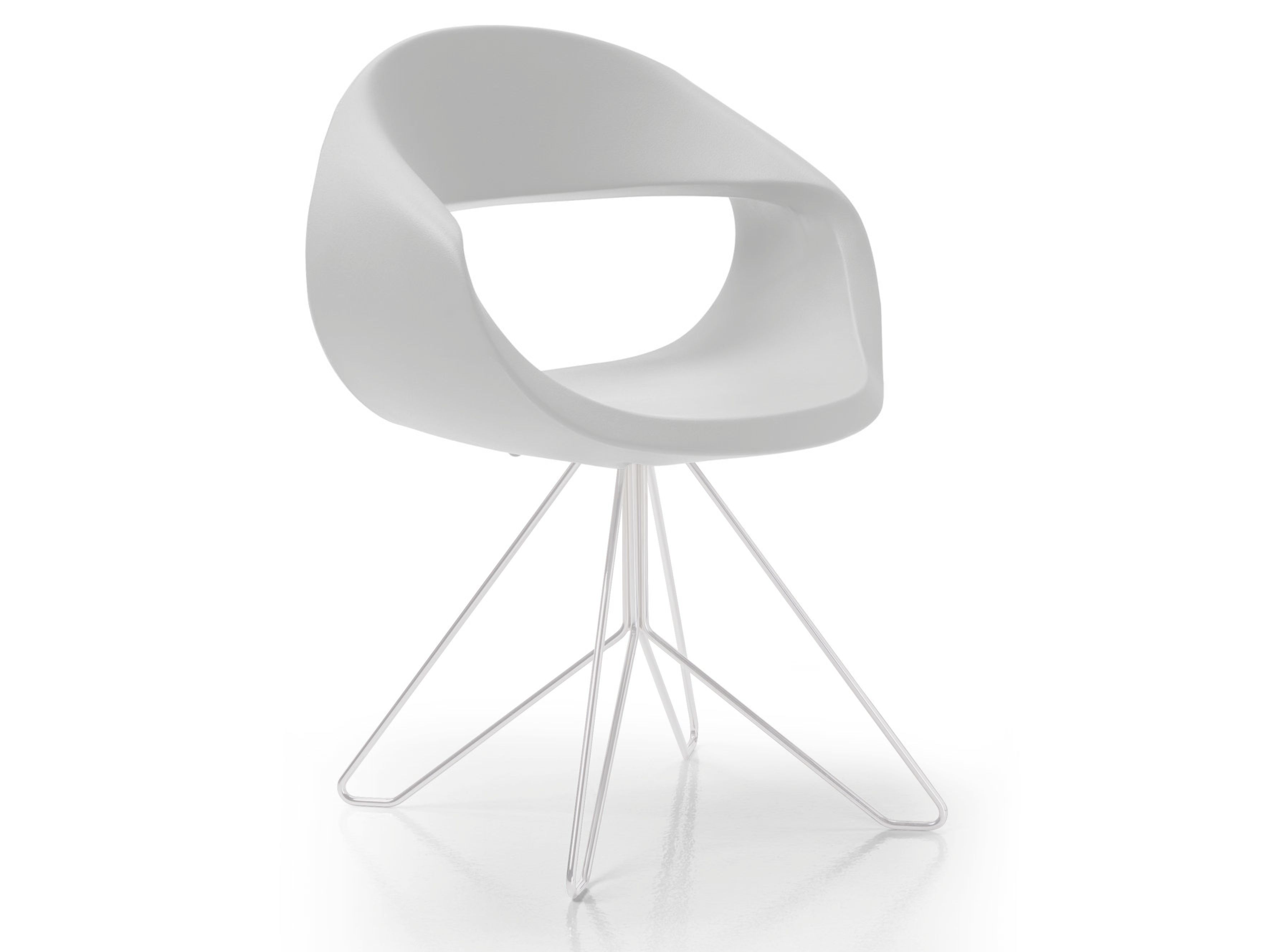 Стул из полипропилена на стальной зажимной основе BBB BABA ARCH-00073690 - Вид №1