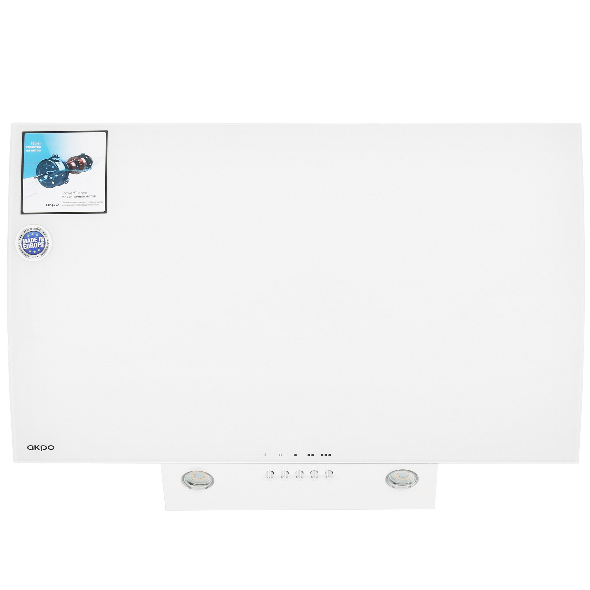 9940339 Вытяжка наклонная Akpo WK-4 Clarus eco II белый/белый STDN-0066661 - Вид №1