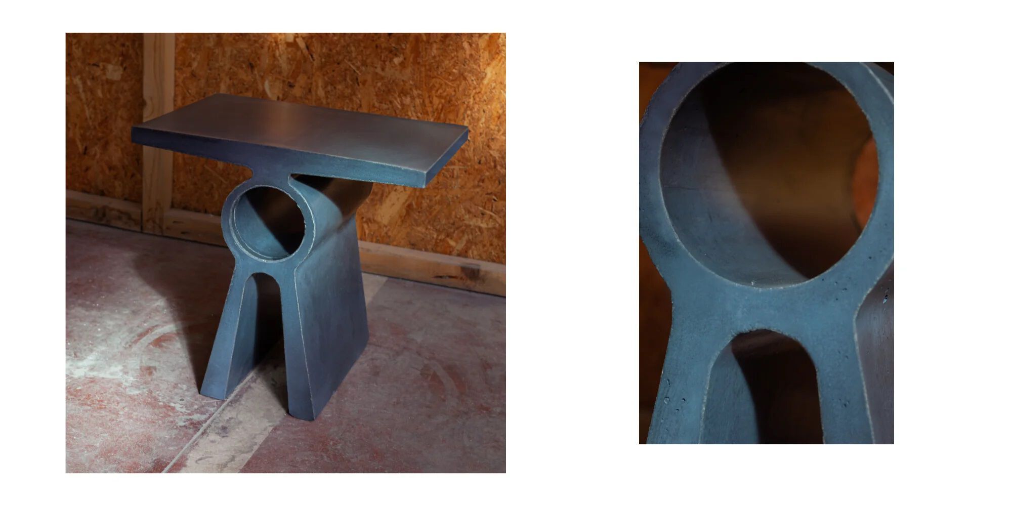 Прямоугольный бетонный журнальный столик Forma&Cemento Abecedario ARCH-00125063 - Вид №2