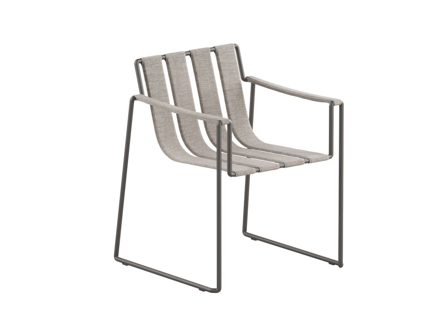 Ткань сани сад стул с подлокотниками Royal Botania Strappy ARCH-00089891 - Вид №11