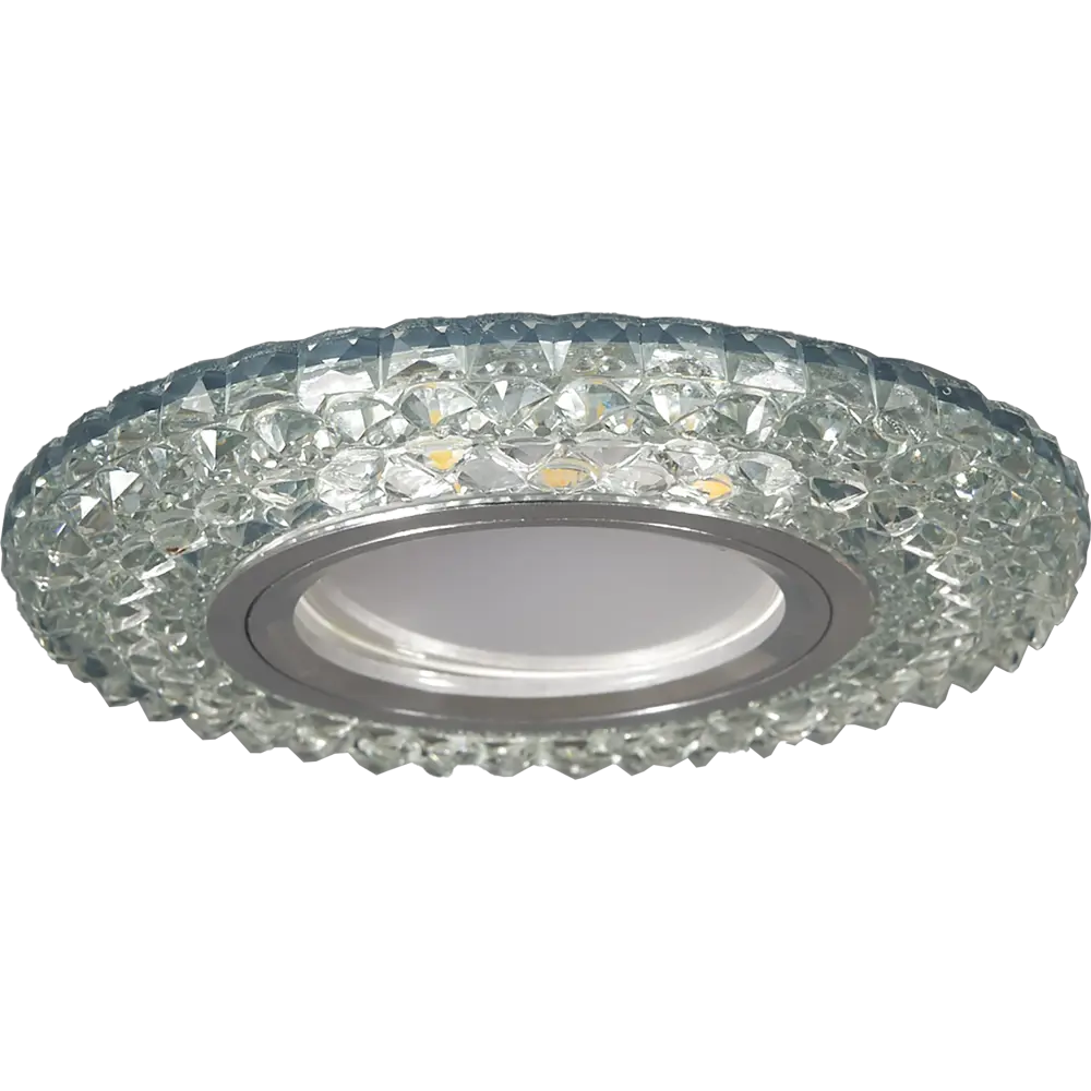 Светильник точечный встраиваемый S291 CH/WR 65 мм, 2.5 м², цвет золотой Ambrella light STLM-2145645