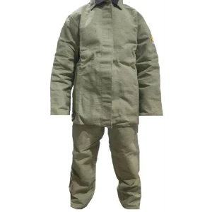 Костюм сварщика зеленый КС01 размер 52-54 рост 182-188