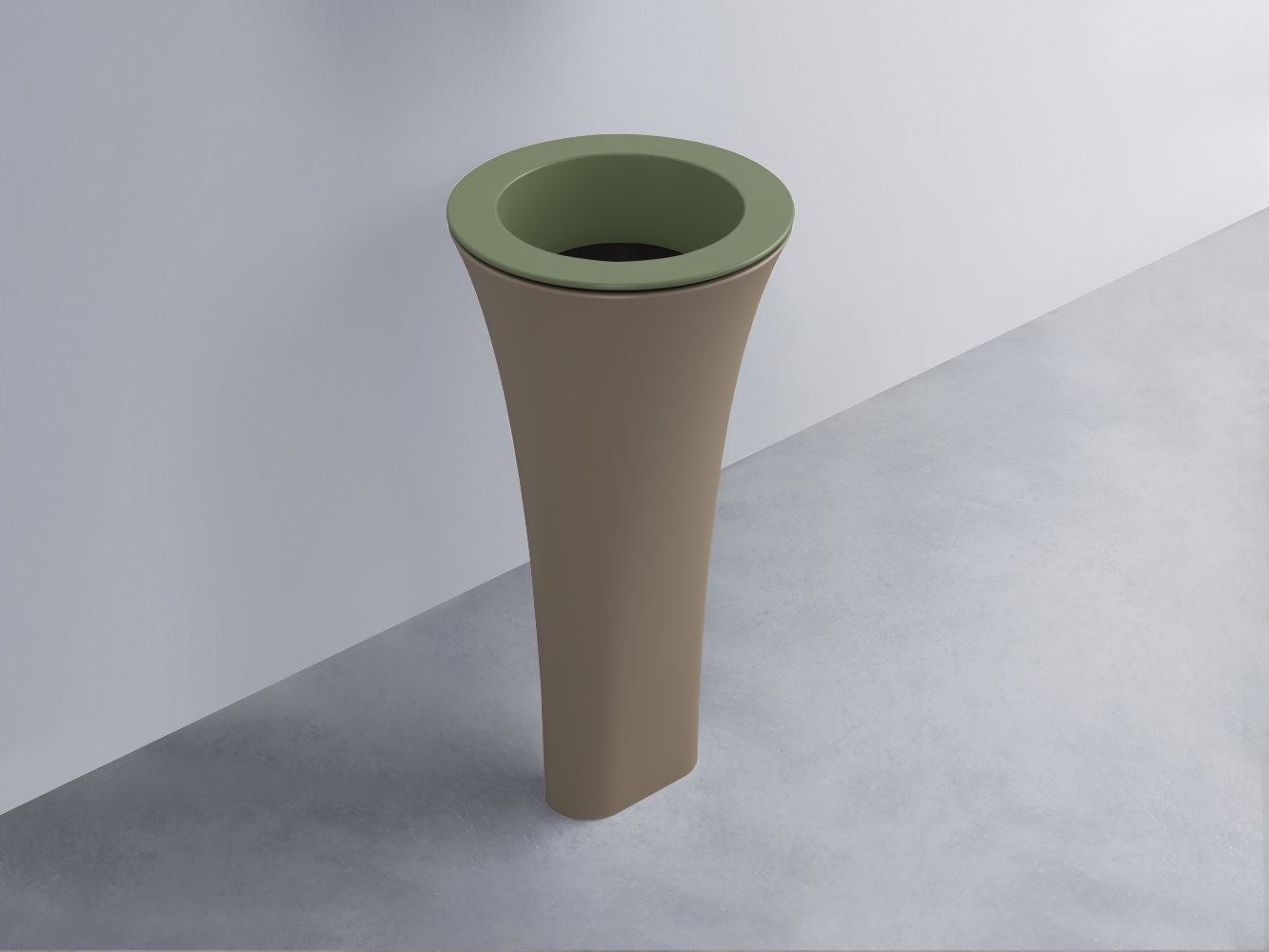 AMLA45-AG+AMPILT-LV+AMCOLT-AN Раковина Amedeo Tondo отдельностоящая cielo Enjoy + Amedeo Ceramica Cielo