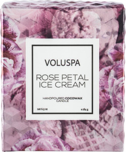 10664223 VOLUSPA Ароматическая свеча Voluspa "Мороженое с лепестками роз", 184гр
