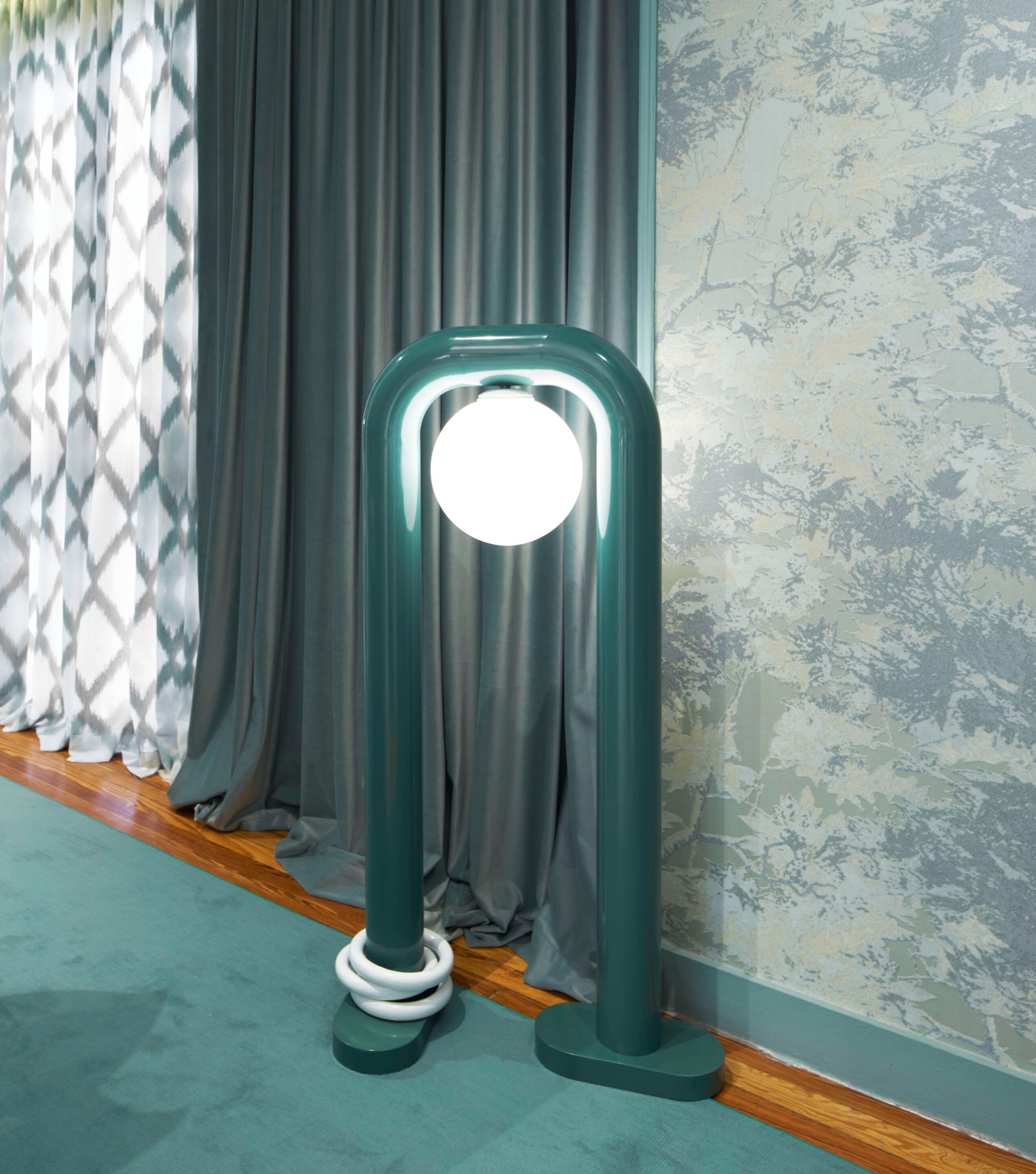 Металлический светодиодный торшер DOVAIN STUDIO ARCH-00060348 - Вид №6