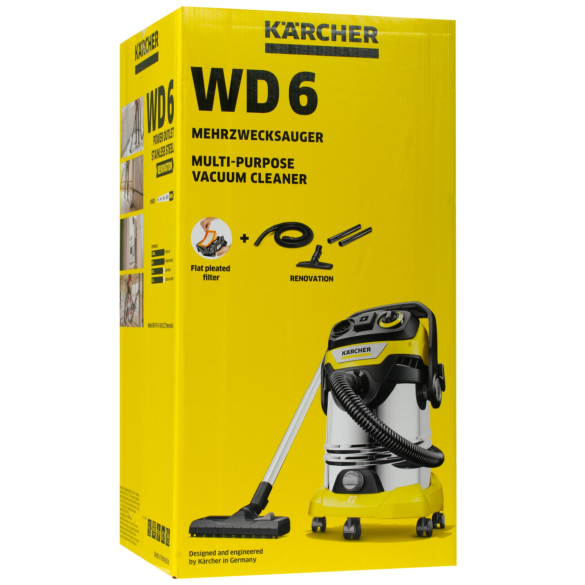 Хозяйственный пылесос  Karcher WD 6 P S V-30/8/22/T Renovation 5370650 STDN-0089849 - Вид №16