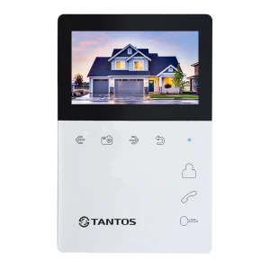 91390417 Монитор видеодомофона Tantos Elly-S 4.3" цвет белый STLM-1376869