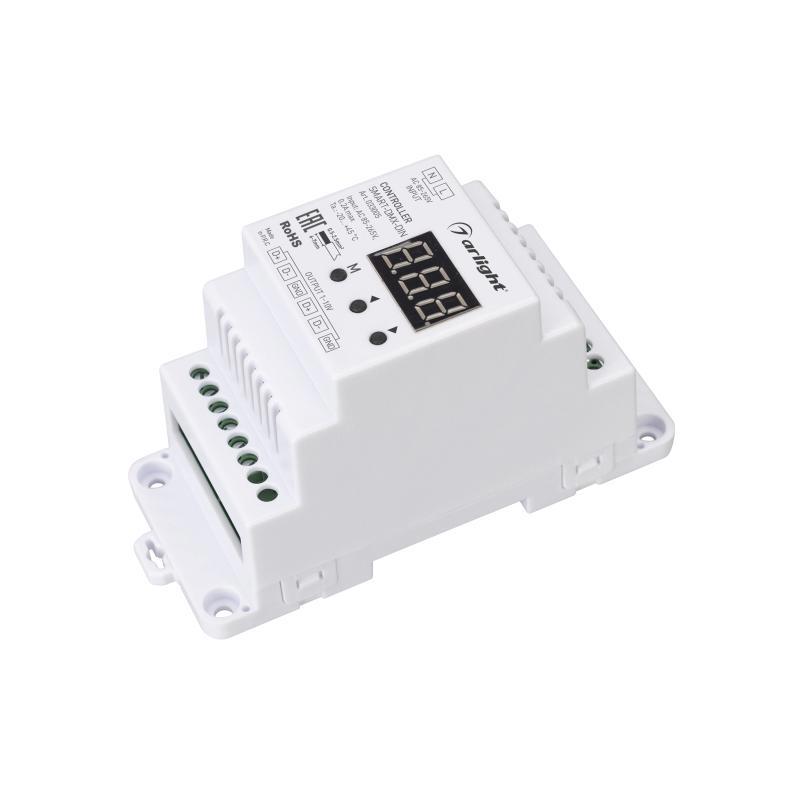 90238532 Контроллер SMART-DMX-DIN 230V 2.4G 033005 STLM-0144821 ARLIGHT