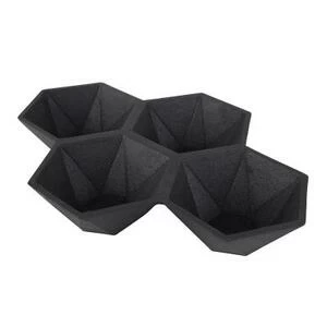 Подставка для аксессуаров Hexagon черная