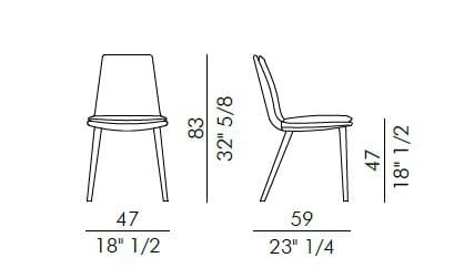 Кожаный мягкий стул EFORMA Lara ARCH-00065333 - Вид №6
