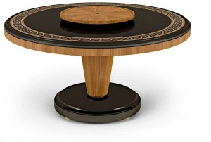 Bellotti Ezio Круглый стол из орехового дерева с вращающейся столешницей Lexington avenue 2016-15