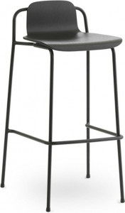 601800 Барный стул 75 см Black Steel Black Normann Copenhagen Studio