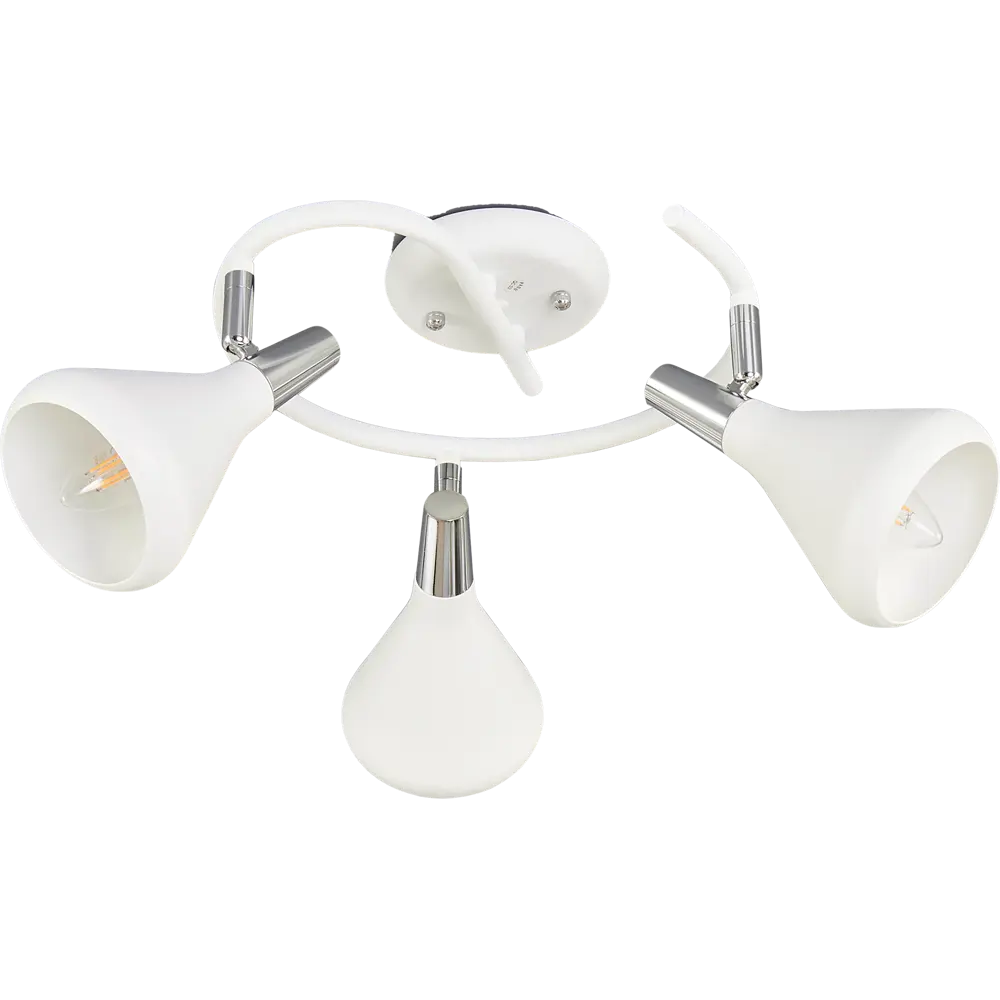 Спот поворотный Cico, 3xE14x40 Вт, металл, цвет белый Arte Lamp STLM-2077024