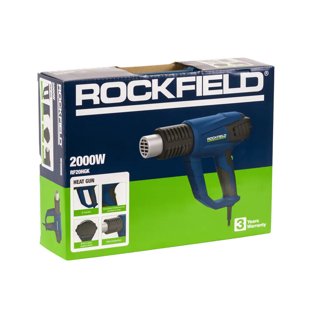 Строительный фен Rockfield RF20HGK с профессиональным набором насадок 89366423 STLM-0845972 - Вид №12