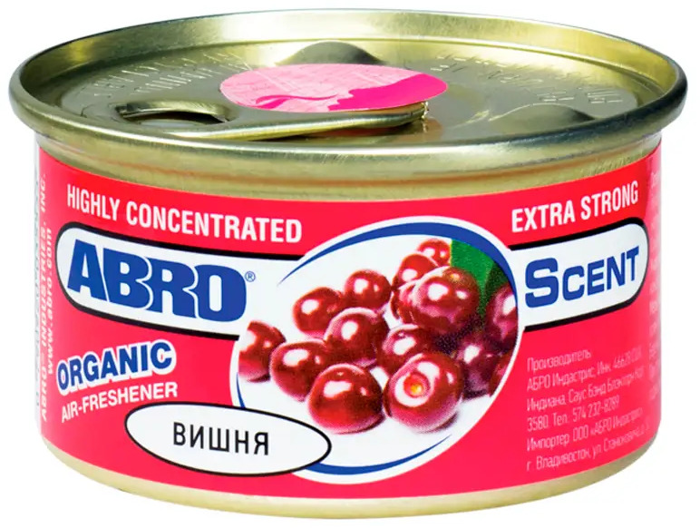 90725645 Освежитель воздуха Abro Органик вишня 60 г STLM-0357165