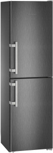 CNbs 3915-21 001 Холодильник / 201.1x60х63, объем камер 221+120, no frost, дисплей, морозильная камера нижняя, черная нержавеющая сталь Liebherr Liebherr Comfort