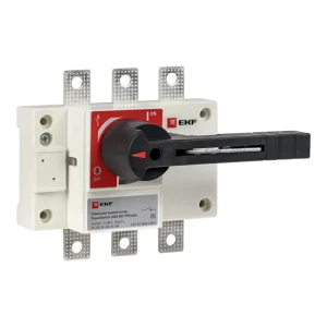 91342489 Рубильник EKF PowerSwitch 160 A 3P c рукояткой управления для прямой установки STLM-1431810