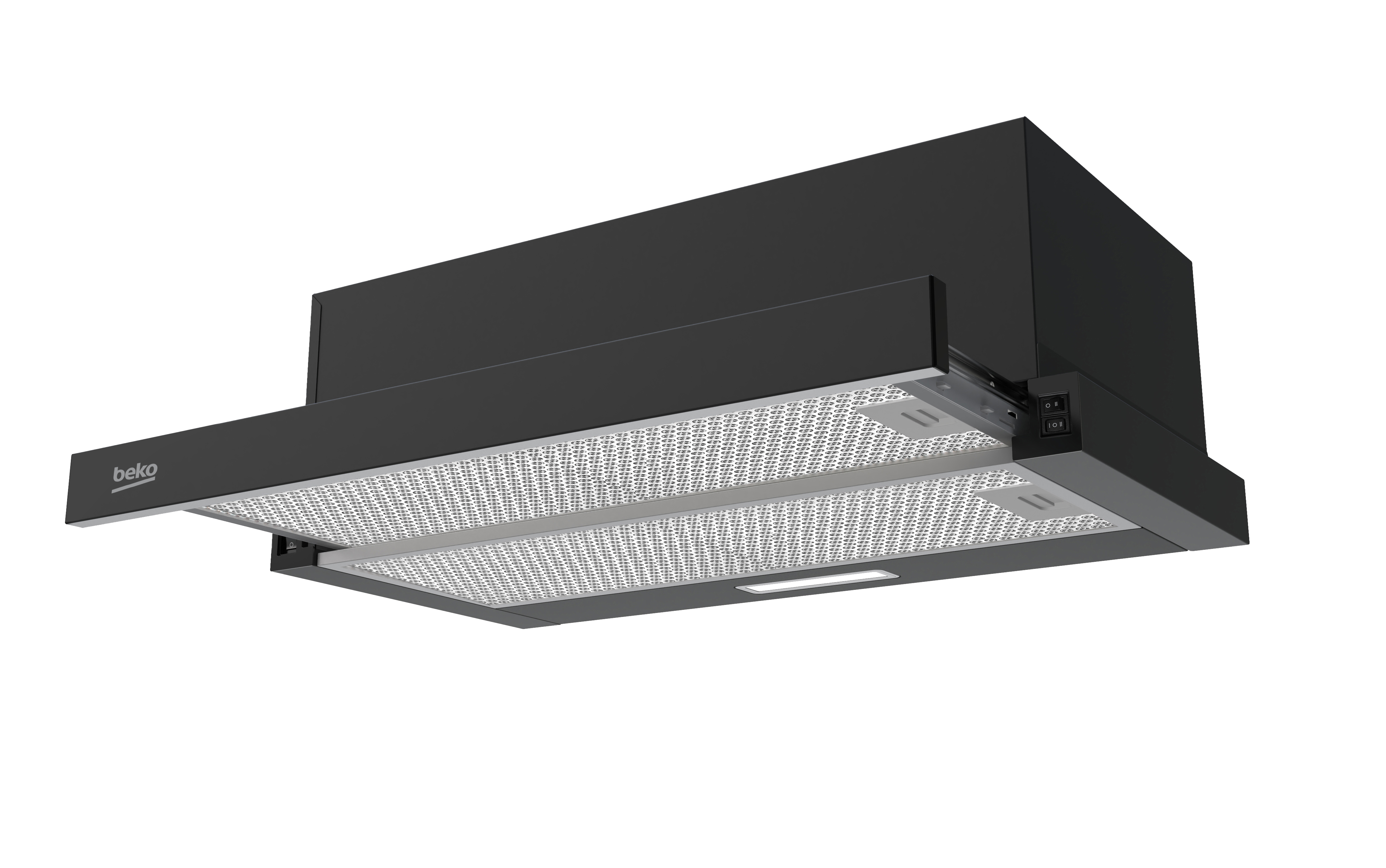 9168804 Вытяжка телескопическая Beko BHNT613R4CB черный/черный STDN-0085106 - Вид №1