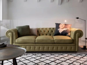 Dall'Agnese Кожаный диван в стиле честерфилд Class
