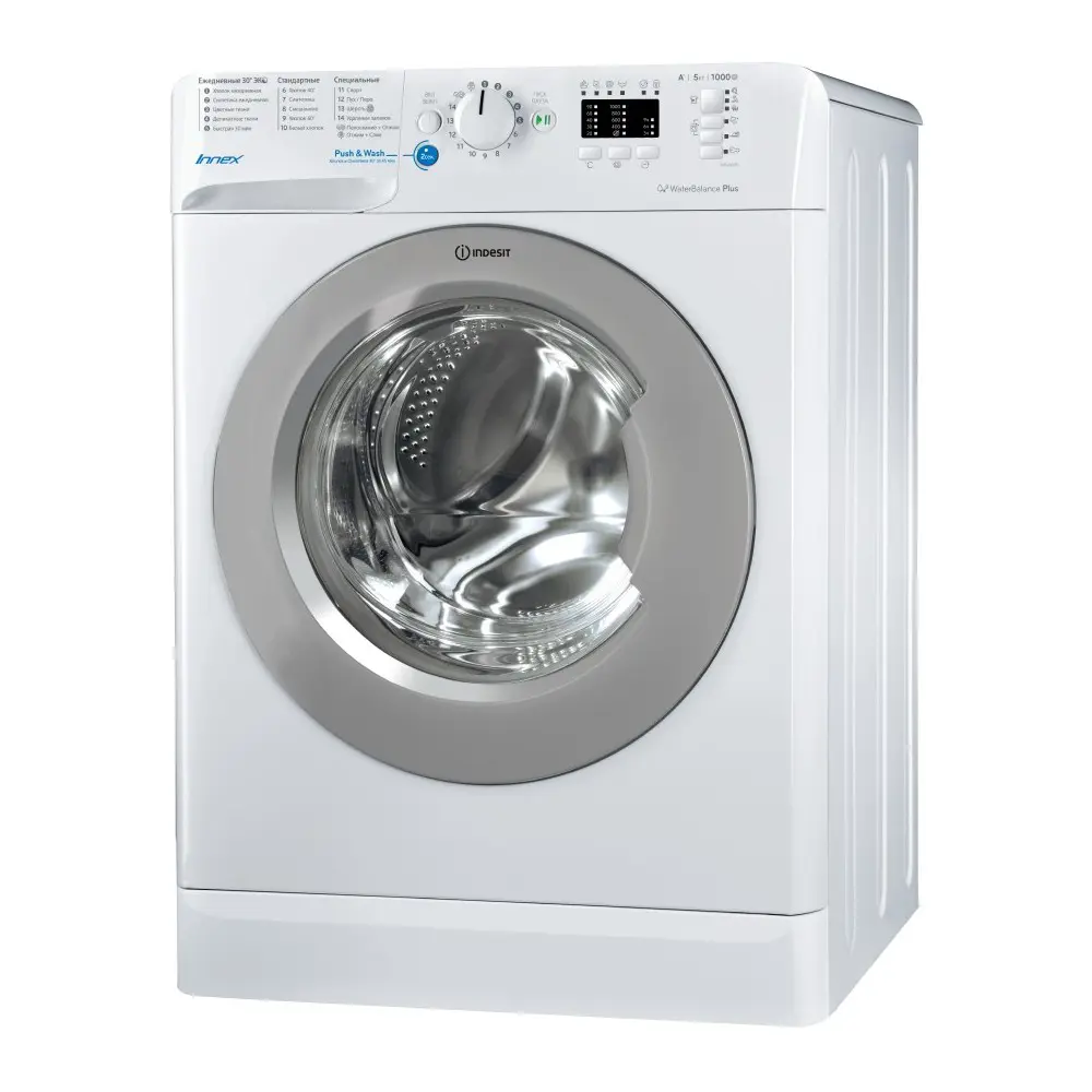 Стиральная машина Indesit Bwsa 51051 s 59.5x85x42.5 см 5 кг цвет белый