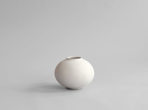 Керамическая круглая ваза