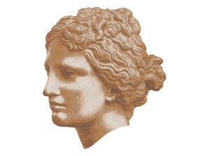 Изогнутый ковер ручной работы